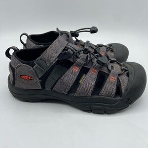 Keen Black and Gray Sandals with Protective Toe Cap